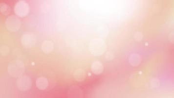Abstract bokeh texture on colorful pink background. Looped animation seamless loop. 