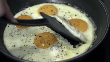 Oeufs au plat video