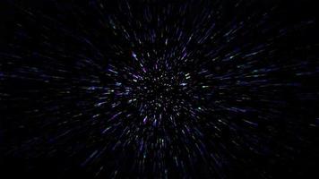 partículas brilhantes de uma explosão espacial video