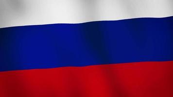 ryska federationens flagga vajande