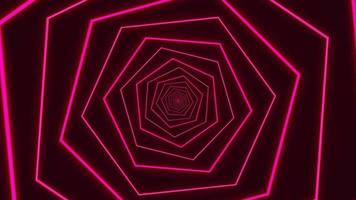 Abstract background with a Hexagon Tunnel 