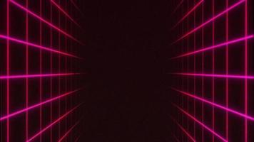 Eighties TV Retro Synthwave 3d Vertical Grid Background Loop video