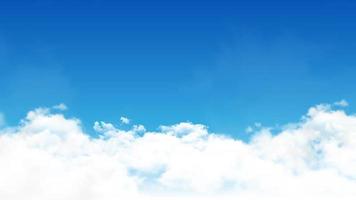 Clouds and sky animated background video