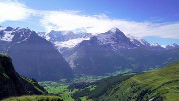 Grindelwald Alps in Switzerland video