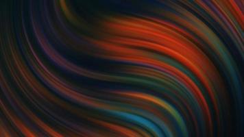 Seamless vibrant twisted gradient wave animation background video