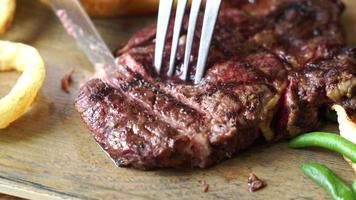 Sliced Beef Steak video