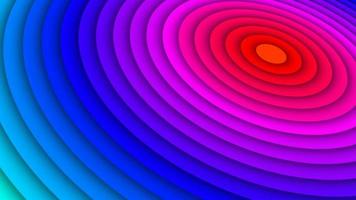 Colorful circle motion computer graphics video