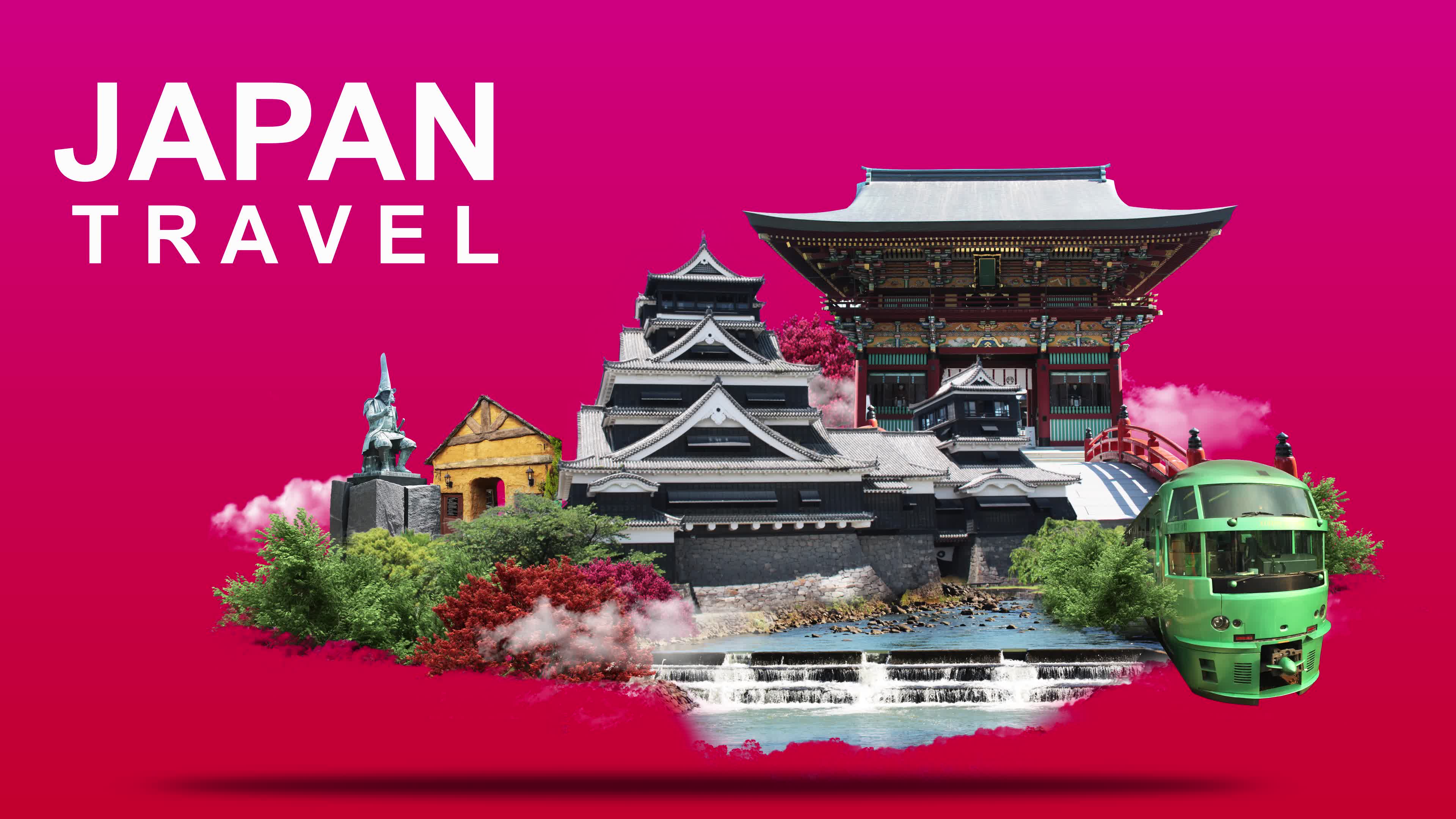 Japan Travel Banner 1625638 Stock Video at Vecteezy