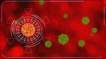 digitale Analyse zur Suche nach einem Impfstoff gegen das Covid-19-Virus video