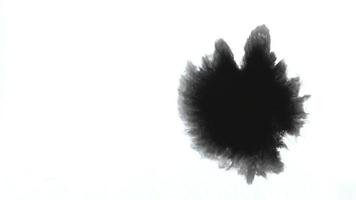 grungy schwarzer Tintenfleck video