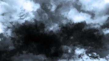 Dark Stormy Sky Background video