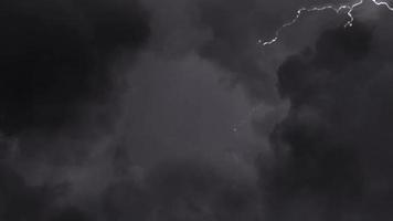 Lightning Storm Loop Background video