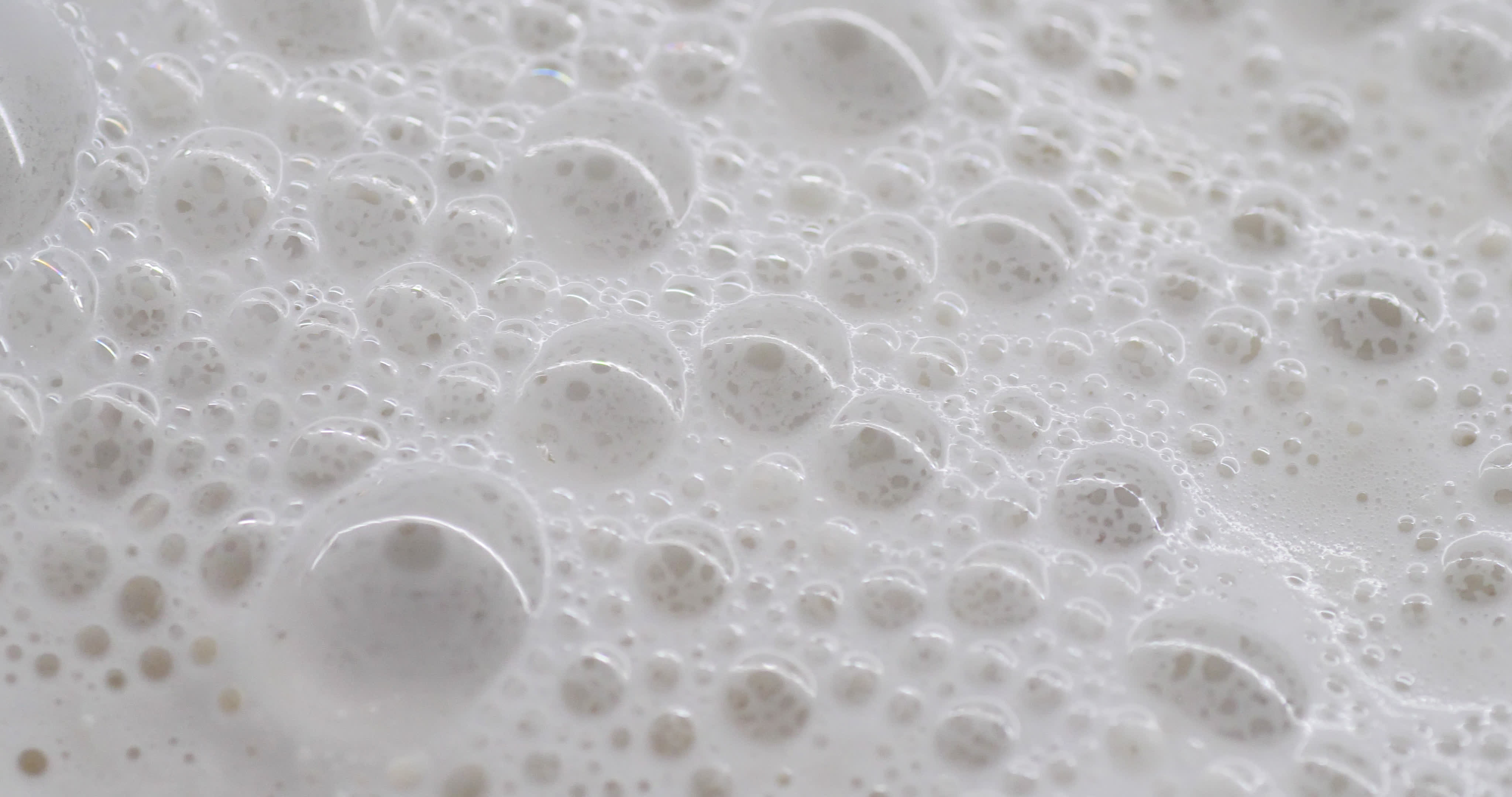 Macro Shot Of milk foam 1625875 Stock Video at Vecteezy