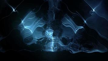 Abstract Blue Lights Background Loop  video