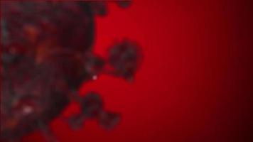 realistische Animation des Coronavirus 2019 video