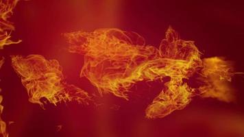 Abstract Wallpaper of Flames