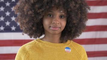 eleitor mulher afro-americana