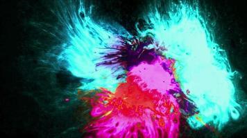 Dynamic Colorful Ink Background video