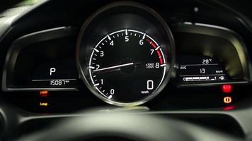 elektrische auto interface cockpit met een autopilot functie video
