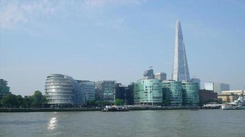 skyline van de stad Londen video