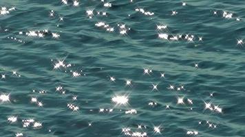 Turquoise Aegean Sea With The Sparkling Surface video