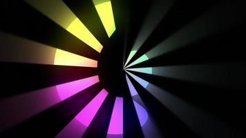 Abstract Colorful Retro Design Loop video