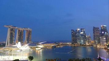 Zeitraffer Singapur Stadt video