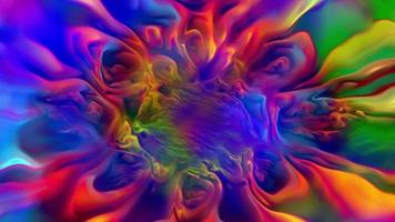 boucle de fond de couleurs abstraites psychédéliques video
