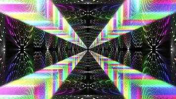 loop de fundo do túnel abstrato video