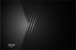 Elegant black metallic background vector