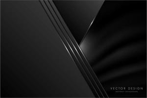 Elegant black metallic background vector