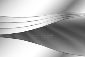 Modern silver and grey metallic background vector