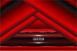 Modern red metallic background vector