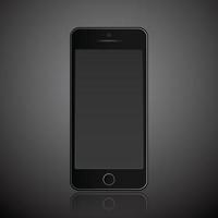 Mobile phone smartphone modern style vector