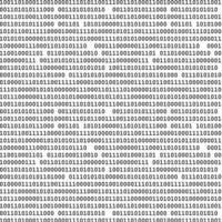 Binary computer code seamless pattern vector