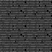 Binary computer code seamless pattern vector