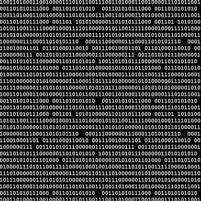 Binary computer code seamless pattern
