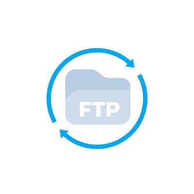 Ftp icon, transfer to server