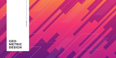 Overlapping gradient forms abstract background vector