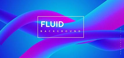 Flud Abstract Blue Purple Gradient Background vector