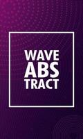 Abstract wavy purple background vector