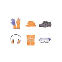 Industrial protective equipment vector