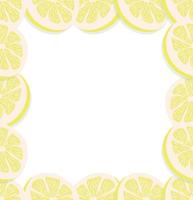 fresh slice of a lemon background vector