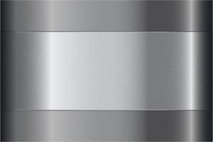 Modern grey and silver metallic background vector