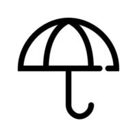 Insurance umbrella icon vector