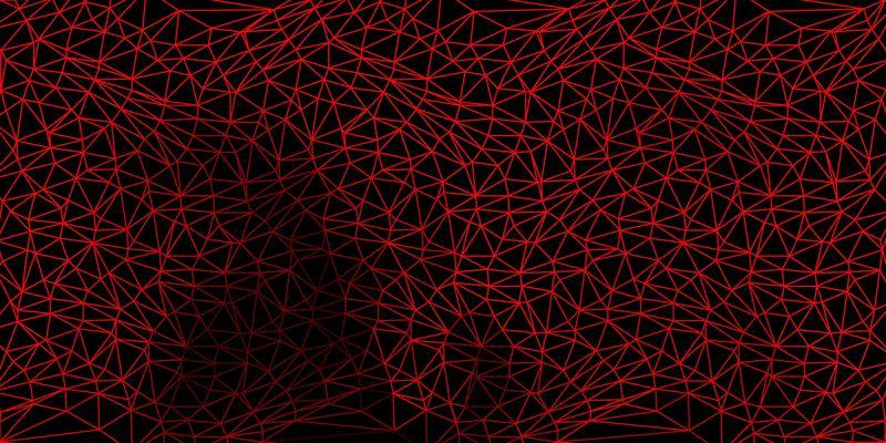 Dark red gradient polygon design.
