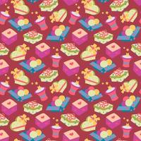 Happy Birthday seamless pattern vector