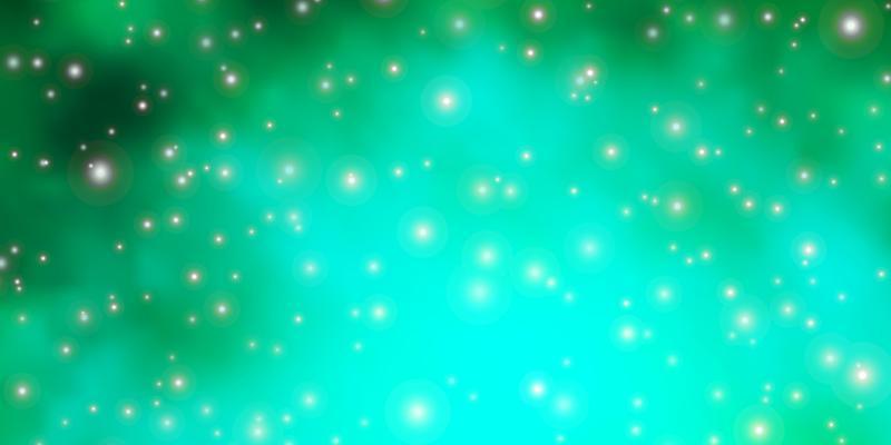 Light Green background with small and big stars.