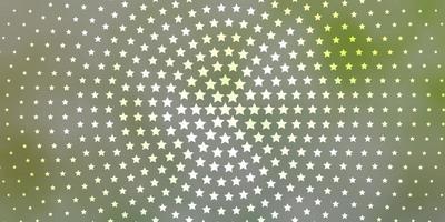 Light Green texture with beautiful stars. vector