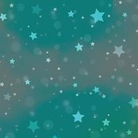 fondo verde claro con círculos, estrellas. vector